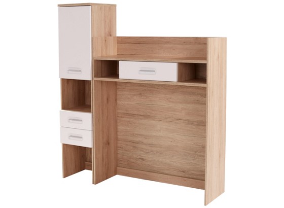 TV-aufsatz Livorno New - Eichefarben/Weiß, KONVENTIONELL, Holzwerkstoff (160/166/38cm) TV-aufsatz Livorno New - Eichefarben/Weiß, KONVENTIONELL, Holzwerkstoff (160/166/38cm)