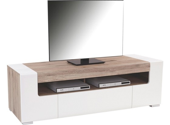 Tv Diel Toronto - farby dubu/biela, Moderný, drevený materiál (190/53/45,2cm) - OMBRA Tv Diel Toronto - farby dubu/biela, Moderný, drevený materiál (190/53/45,2cm) - OMBRA