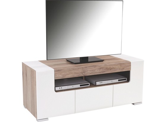 Tv Element Tv Element - bijela/boje hrasta, Moderno, drvni materijal (140/53/45,2cm) - OMBRA Tv Element Tv Element - bijela/boje hrasta, Moderno, drvni materijal (140/53/45,2cm) - OMBRA