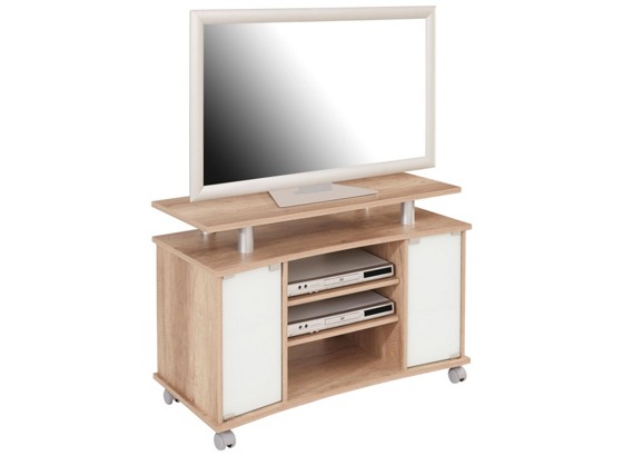Tv Stolík Video Center - farby dubu/biela, Moderný, umelá hmota/drevo (100/67/45cm) Tv Stolík Video Center - farby dubu/biela, Moderný, umelá hmota/drevo (100/67/45cm)