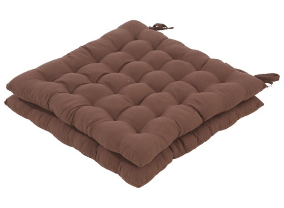 Ülőpárna Bianca - barna, konvencionális, textil (38/38/5cm) - LUCA BESSONI Ülőpárna Bianca - barna, konvencionális, textil (38/38/5cm) - LUCA BESSONI