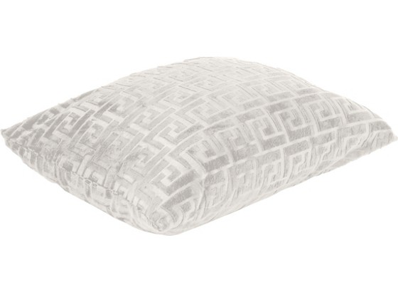 Ukrasni Jastučić Mäander - bijela, Konvencionalno, tekstil (48/48cm) - OMBRA Ukrasni Jastučić Mäander - bijela, Konvencionalno, tekstil (48/48cm) - OMBRA