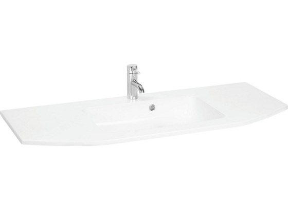 Umivaonik Umivaonik - bijela, Moderno, daljnji prirodni materijali (112/2/48cm) Umivaonik Umivaonik - bijela, Moderno, daljnji prirodni materijali (112/2/48cm)