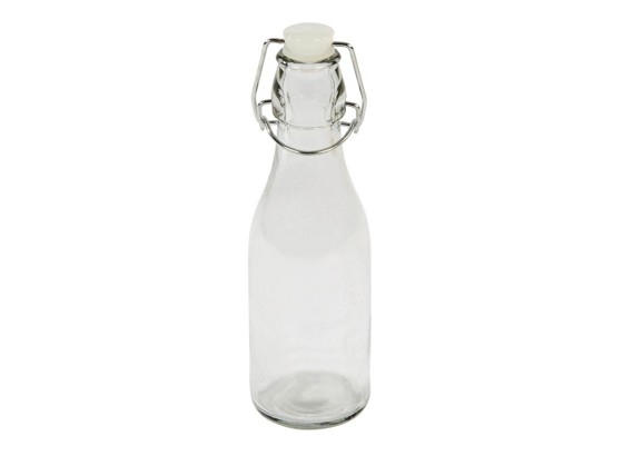 Universalflasche Irinai, 250 ml - Klar, KONVENTIONELL, Glas/Metall (6/20cm) - OMBRA Universalflasche Irinai, 250 ml - Klar, KONVENTIONELL, Glas/Metall (6/20cm) - OMBRA