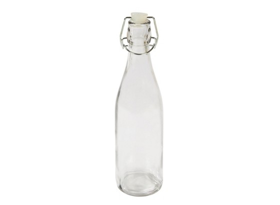 Universalflasche Irinai, 500 ml - Klar, KONVENTIONELL, Glas/Metall (7/27cm) - OMBRA Universalflasche Irinai, 500 ml - Klar, KONVENTIONELL, Glas/Metall (7/27cm) - OMBRA