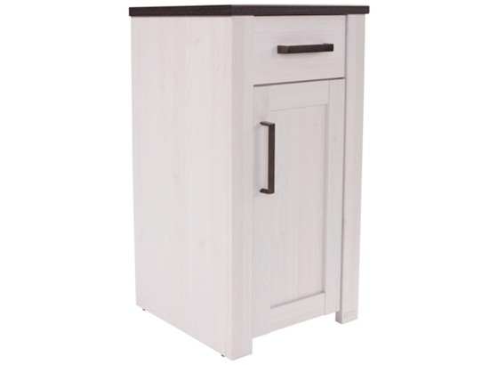 Unterschrank Provence Pvk02l - Wengefarben/Weiß, LIFESTYLE, Holzwerkstoff (48/85/40cm) - JAMES WOOD Unterschrank Provence Pvk02l - Wengefarben/Weiß, LIFESTYLE, Holzwerkstoff (48/85/40cm) - JAMES WOOD
