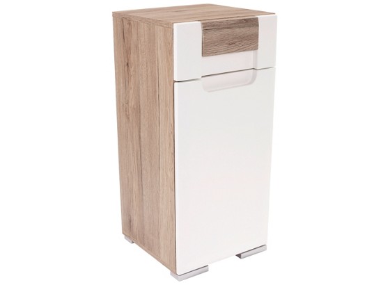 Unterschrank Toronto - Eichefarben/Alufarben, MODERN, Holzwerkstoff (40/81/34cm) - OMBRA Unterschrank Toronto - Eichefarben/Alufarben, MODERN, Holzwerkstoff (40/81/34cm) - OMBRA