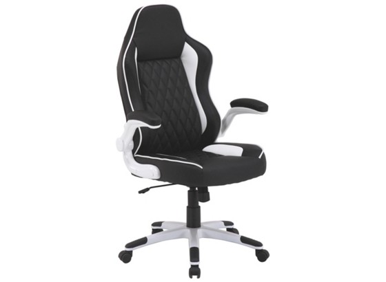 Uredska Stolica Uredska Stolica - bijela/crna, Moderno, metal/tekstil (71/119-127/66cm) Uredska Stolica Uredska Stolica - bijela/crna, Moderno, metal/tekstil (71/119-127/66cm)