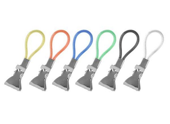 Verschlussclips mit Schlaufe - Blau/Gelb, KONVENTIONELL, Kunststoff (5cm) - FACKELMANN Verschlussclips mit Schlaufe - Blau/Gelb, KONVENTIONELL, Kunststoff (5cm) - FACKELMANN