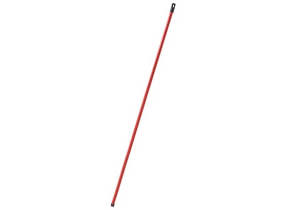 Vileda Besenstiel mit Gewinde - Rot, KONVENTIONELL, Kunststoff (2,5/13/2,5cm) - VILEDA Vileda Besenstiel mit Gewinde - Rot, KONVENTIONELL, Kunststoff (2,5/13/2,5cm) - VILEDA