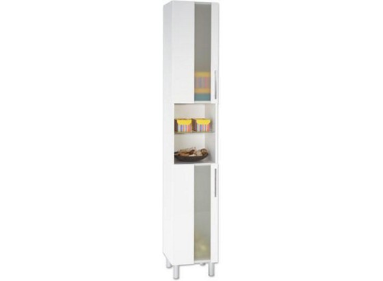 Visoki Element Visoki Element - bijela, Moderno, staklo/drvo (32,5/193/31,3cm) Visoki Element Visoki Element - bijela, Moderno, staklo/drvo (32,5/193/31,3cm)