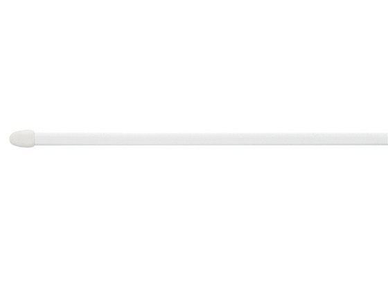 Vitragenstange Weiß - Weiß, KONVENTIONELL, Kunststoff/Metall (80cm) Vitragenstange Weiß - Weiß, KONVENTIONELL, Kunststoff/Metall (80cm)