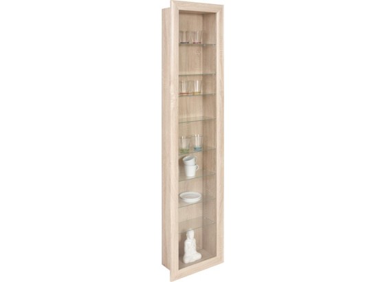 Vitrina Viseća Vitrina Viseća - boje hrasta, Moderno, staklo/drvo (42/168,5/17cm) Vitrina Viseća Vitrina Viseća - boje hrasta, Moderno, staklo/drvo (42/168,5/17cm)