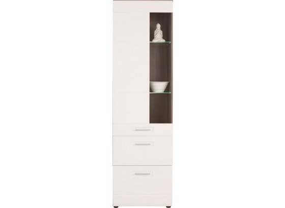 Vitrina Vitrina - bijela/brončana, Moderno, drvo (60/206/37cm) - LUCA BESSONI Vitrina Vitrina - bijela/brončana, Moderno, drvo (60/206/37cm) - LUCA BESSONI