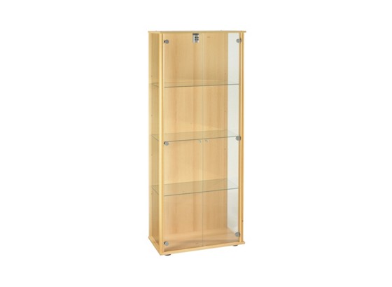 Vitrina Vitrina - boje hrasta/boje bukve, Konvencionalno, staklo/drvo (67,5/171/36cm) Vitrina Vitrina - boje hrasta/boje bukve, Konvencionalno, staklo/drvo (67,5/171/36cm)