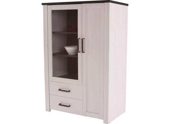 Vitrine Provence - Wengefarben/Klar, ROMANTIK / LANDHAUS, Holzwerkstoff (103,5/142,2/42cm) - JAMES WOOD Vitrine Provence - Wengefarben/Klar, ROMANTIK / LANDHAUS, Holzwerkstoff (103,5/142,2/42cm) - JAMES WOOD