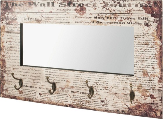 Vješalica Zidna Zidna Vješalica - bijela/crna, Moderno, drvni materijal (80/52/10cm) Vješalica Zidna Zidna Vješalica - bijela/crna, Moderno, drvni materijal (80/52/10cm)