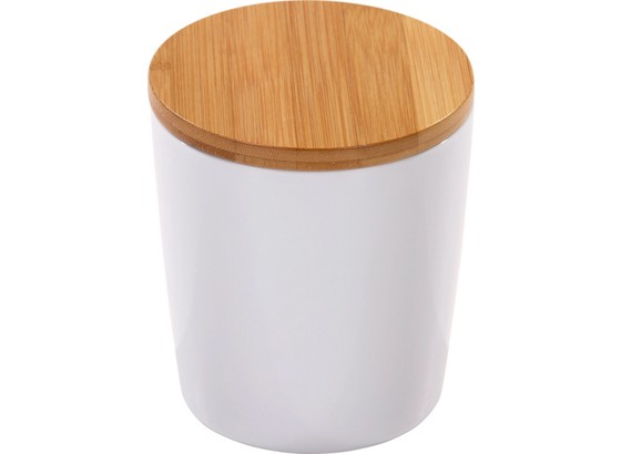 Vorratsdose Julitta 0,75 Liter - Natur/Weiß, KONVENTIONELL, Keramik/Holz (11,3/13cm) - JAMES WOOD Vorratsdose Julitta 0,75 Liter - Natur/Weiß, KONVENTIONELL, Keramik/Holz (11,3/13cm) - JAMES WOOD