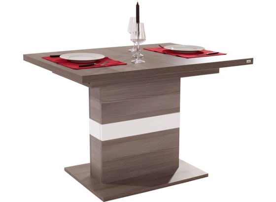 Výsuvný Stůl Avensis 120 Az - bílá/tmavě hnědá, Moderní, dřevěný materiál (120/76/80cm) Výsuvný Stůl Avensis 120 Az - bílá/tmavě hnědá, Moderní, dřevěný materiál (120/76/80cm)