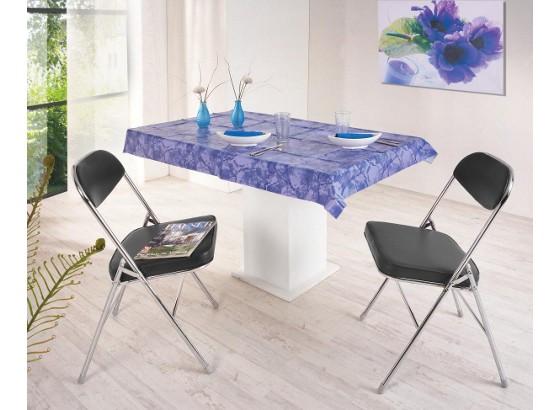 Wachstischtuch Brigitta - Blau/Gelb, KONVENTIONELL, Textil (100/140cm) - OMBRA Wachstischtuch Brigitta - Blau/Gelb, KONVENTIONELL, Textil (100/140cm) - OMBRA