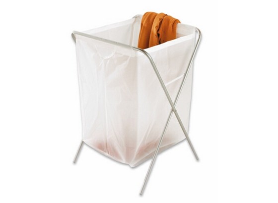 Wäschetonne Wäxx - Alufarben/Weiß, Kunststoff/Metall (43/64/41cm) - HOMEZONE Wäschetonne Wäxx - Alufarben/Weiß, Kunststoff/Metall (43/64/41cm) - HOMEZONE