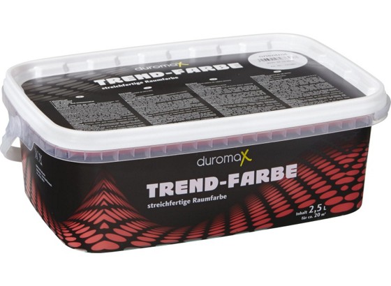 Wandfarbe Orientrot - Rot, KONVENTIONELL (2,5l) - DUROMAX Wandfarbe Orientrot - Rot, KONVENTIONELL (2,5l) - DUROMAX