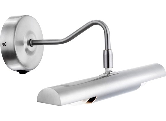 Wandleuchte 40 Watt - Nickelfarben, KONVENTIONELL, Metall (36,5/21/13cm) Wandleuchte 40 Watt - Nickelfarben, KONVENTIONELL, Metall (36,5/21/13cm)
