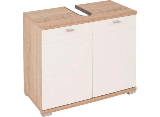 Waschbeckenunterschrank Feeling - Eichefarben/Weiß, KONVENTIONELL (70/60/32cm) Waschbeckenunterschrank Feeling - Eichefarben/Weiß, KONVENTIONELL (70/60/32cm)