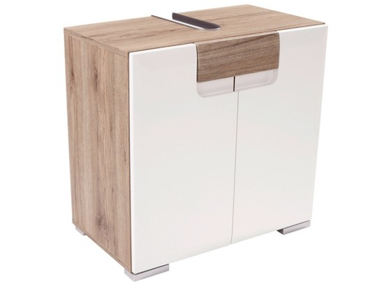 Waschbeckenunterschrank Toronto - Eichefarben/Alufarben, MODERN, Holzwerkstoff (70/62/34cm) - OMBRA Waschbeckenunterschrank Toronto - Eichefarben/Alufarben, MODERN, Holzwerkstoff (70/62/34cm) - OMBRA