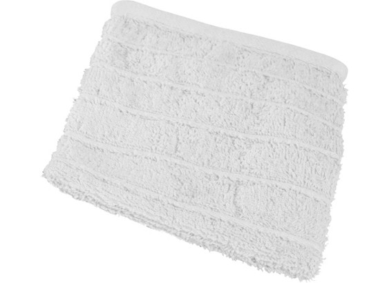 Waschhandschuh Lilly - Weiß, KONVENTIONELL, Textil (16/21cm) Waschhandschuh Lilly - Weiß, KONVENTIONELL, Textil (16/21cm)