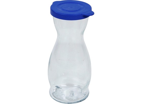 Wasserkaraffe Isolde - Blau/Klar, KONVENTIONELL, Glas/Kunststoff (0,5l) Wasserkaraffe Isolde - Blau/Klar, KONVENTIONELL, Glas/Kunststoff (0,5l)