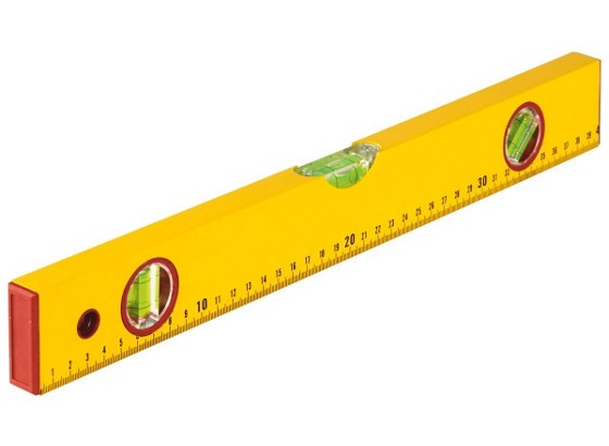 Wasserwaage 40cm - Gelb, KONVENTIONELL, Metall (40cm) Wasserwaage 40cm - Gelb, KONVENTIONELL, Metall (40cm)