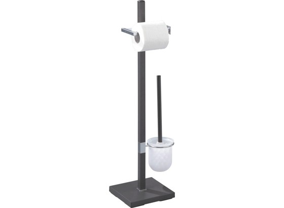 Wc-papírtartó Mode - antracit, modern, fém (20/76/20cm) Wc-papírtartó Mode - antracit, modern, fém (20/76/20cm)