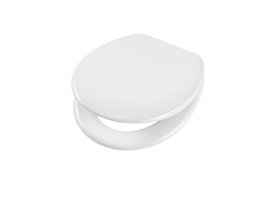WC-sitz Corbie - Weiß, KONVENTIONELL, Kunststoff (37,5/45cm) WC-sitz Corbie - Weiß, KONVENTIONELL, Kunststoff (37,5/45cm)