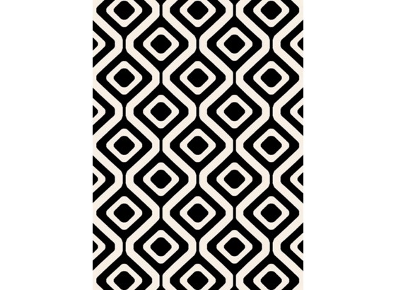 Webteppich Dehli - Schwarz/Weiß, MODERN, Textil (160/230cm) - LUCA BESSONI Webteppich Dehli - Schwarz/Weiß, MODERN, Textil (160/230cm) - LUCA BESSONI