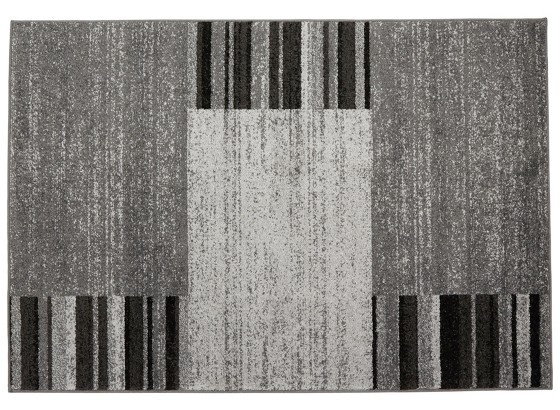 Webteppich Florence - Schwarz/Grau, KONVENTIONELL, Textil (120/170cm) - OMBRA Webteppich Florence - Schwarz/Grau, KONVENTIONELL, Textil (120/170cm) - OMBRA