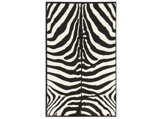 Webteppich Marty - Schwarz/Weiß, KONVENTIONELL, Textil (60/110cm) Webteppich Marty - Schwarz/Weiß, KONVENTIONELL, Textil (60/110cm)