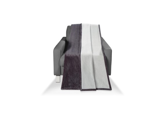 Wohndecke Carmina - Anthrazit/Hellgrau, KONVENTIONELL, Textil (150/200cm) - LUCA BESSONI Wohndecke Carmina - Anthrazit/Hellgrau, KONVENTIONELL, Textil (150/200cm) - LUCA BESSONI