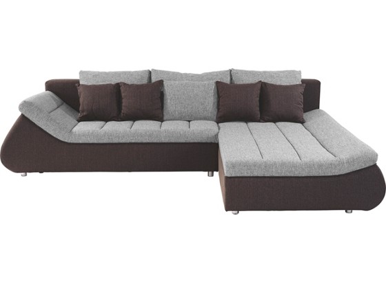 Wohnlandschaft Boom - Hellgrau/Alufarben, MODERN (302/207cm) Wohnlandschaft Boom - Hellgrau/Alufarben, MODERN (302/207cm)
