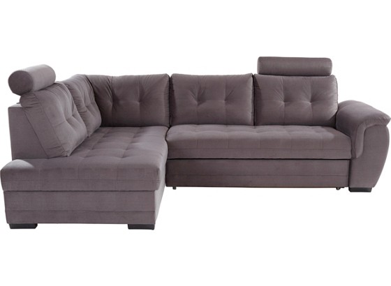 Wohnlandschaft Falco - Dunkelgrau/Dunkelbraun, MODERN, Holz/Textil (183/251cm) - OMBRA Wohnlandschaft Falco - Dunkelgrau/Dunkelbraun, MODERN, Holz/Textil (183/251cm) - OMBRA
