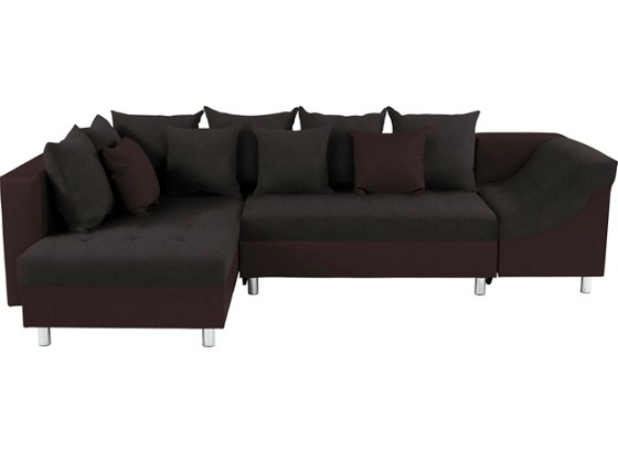 Wohnlandschaft Linda - Chromfarben/Braun, MODERN, Textil (174/270cm) Wohnlandschaft Linda - Chromfarben/Braun, MODERN, Textil (174/270cm)
