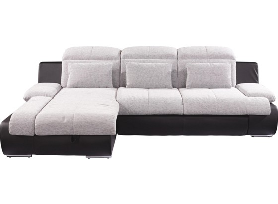 Wohnlandschaft Multi - Chromfarben/Schwarz, MODERN, Textil (184/260cm) Wohnlandschaft Multi - Chromfarben/Schwarz, MODERN, Textil (184/260cm)