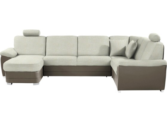 Wohnlandschaft Sava - Schlammfarben/Silberfarben, MODERN, Karton/Holz (153/329/212cm) Wohnlandschaft Sava - Schlammfarben/Silberfarben, MODERN, Karton/Holz (153/329/212cm)