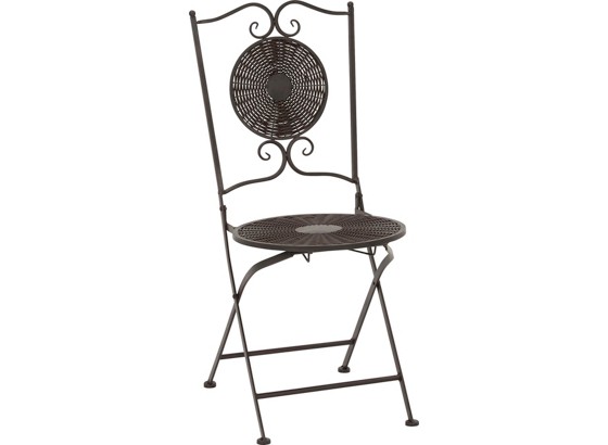 Záhradná Stolička Nicolas - hnedá/čierna, Moderný, umelá hmota/kov (40/90/40cm) - MÖMAX modern living Záhradná Stolička Nicolas - hnedá/čierna, Moderný, umelá hmota/kov (40/90/40cm) - MÖMAX modern living