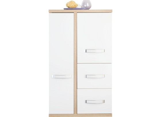 Závesná Skrinka Ducato - biela/dub sonoma, Moderný, umelá hmota/kov (62.8/108.4/34cm) Závesná Skrinka Ducato - biela/dub sonoma, Moderný, umelá hmota/kov (62.8/108.4/34cm)