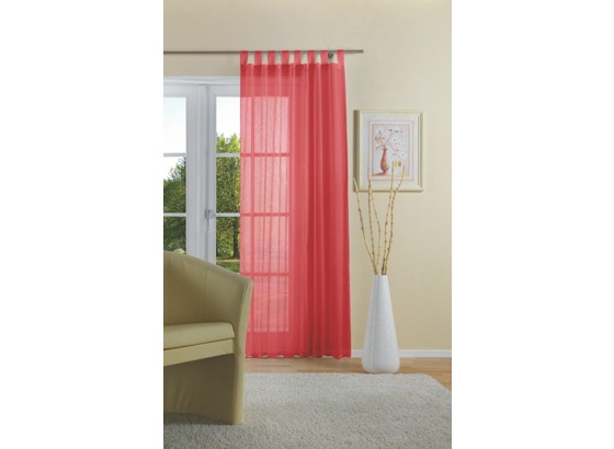 Zavjesa Sa Skrivenim Omčama Utila - crvena, Konvencionalno, tekstil (140/245cm) Zavjesa Sa Skrivenim Omčama Utila - crvena, Konvencionalno, tekstil (140/245cm)