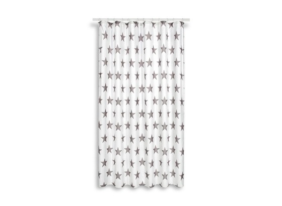 Zavjesa Za Tuš Svenja - bijela/antracit, Moderno, tekstil (180/200cm) Zavjesa Za Tuš Svenja - bijela/antracit, Moderno, tekstil (180/200cm)