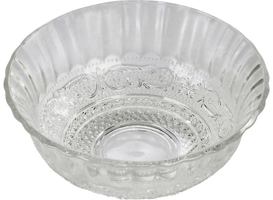 Zdjela Relief - prozirno, Romantično / ladanjski, staklo (13,5/5cm) - JAMES WOOD Zdjela Relief - prozirno, Romantično / ladanjski, staklo (13,5/5cm) - JAMES WOOD