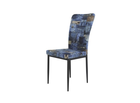 Židle Vera S - modrá/černá, Moderní, kov/textil (41/95/56cm) Židle Vera S - modrá/černá, Moderní, kov/textil (41/95/56cm)