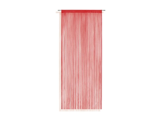 Zsinórfüggöny Marietta - piros, konvencionális, textil (90/245cm) - OMBRA Zsinórfüggöny Marietta - piros, konvencionális, textil (90/245cm) - OMBRA